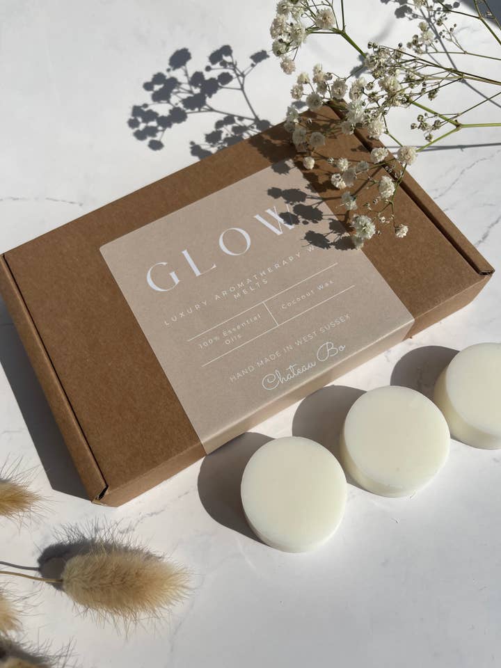 G L O W Wax Melts for wholesale by Chateau Bo