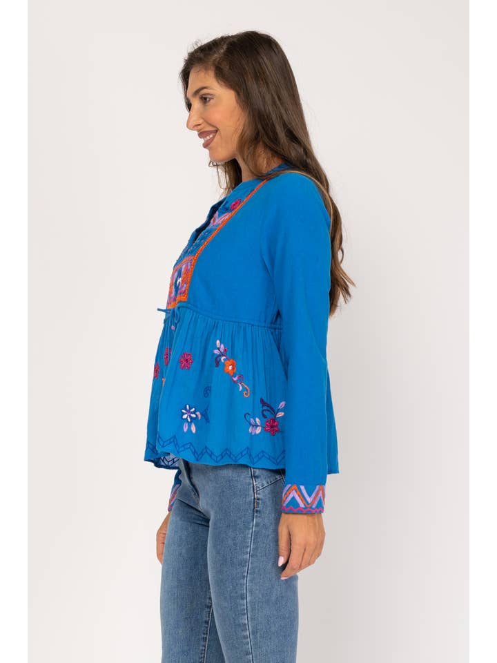 Peace & Love (CALAO IMPORT EXPORT S.L.) - Wholesale Blouse - Women's - Lisa Pr8196B Blouse1