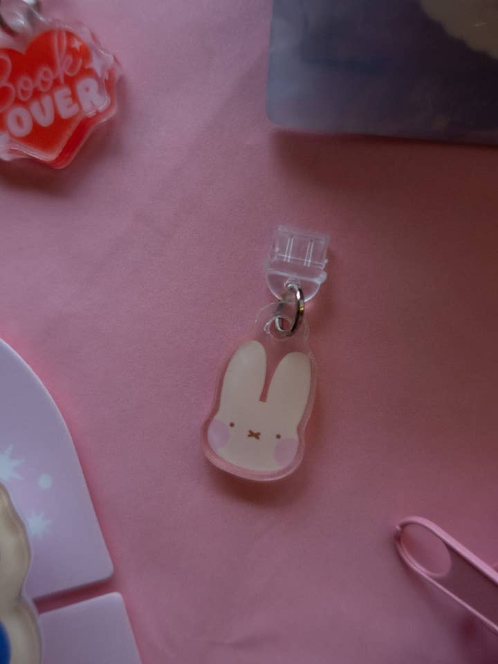 Bunny E-Reader Charm for wholesale by Jollie Ollie Designs