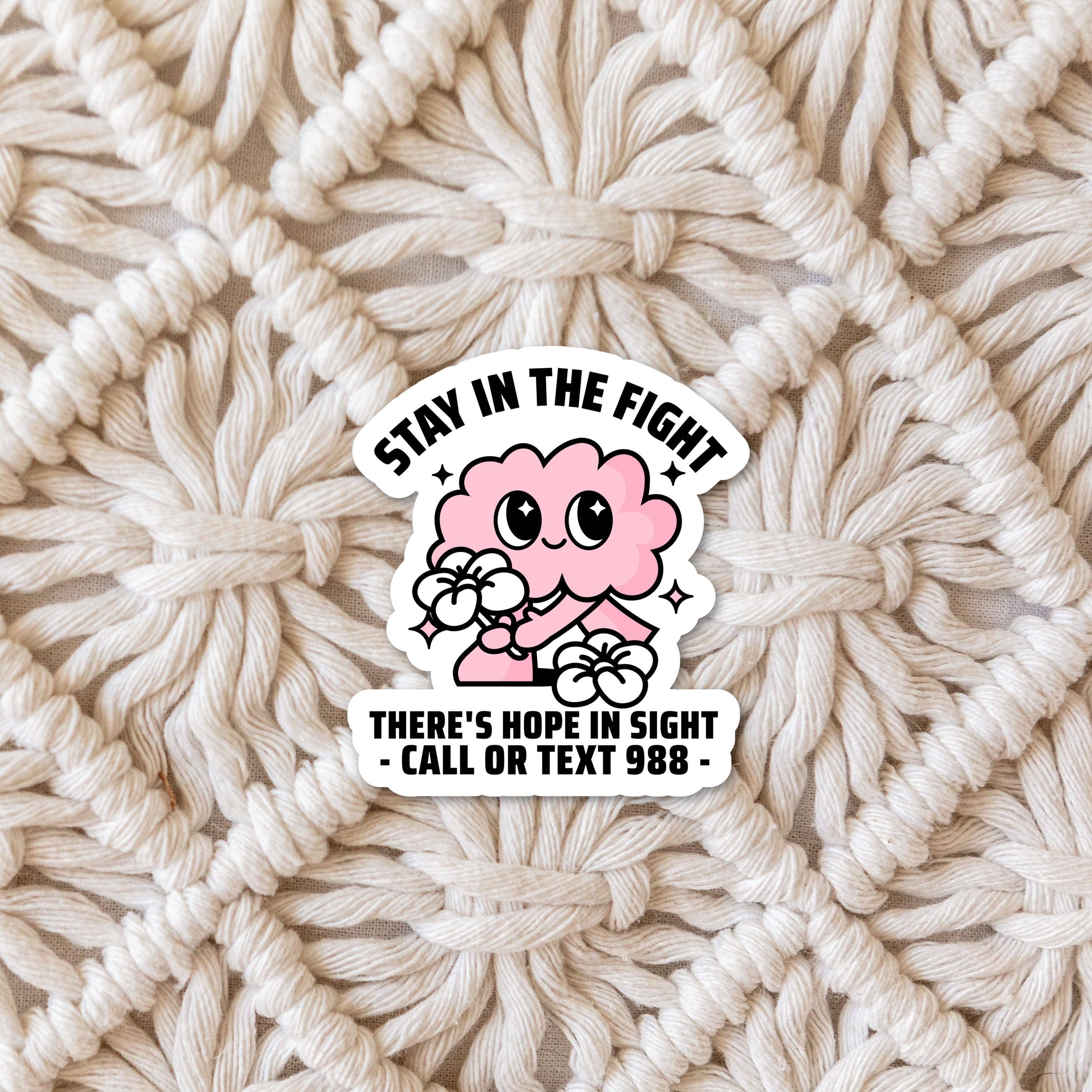 Stormy Vision - Wholesale Sticker - Suicide Prevention and Crisis Helpline Sticker, 988 Lifeline1