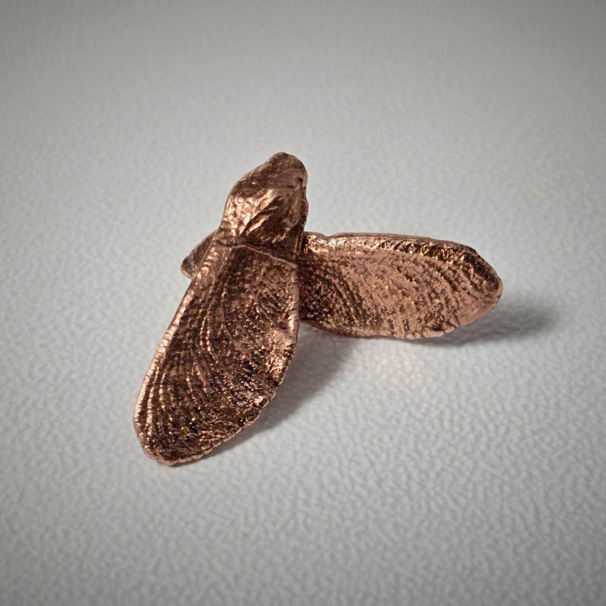 Outlaw Alchemy - Venta al por mayor Pendientes colgantes - Pendientes de cobre auténtico con forma de semilla de arce 3