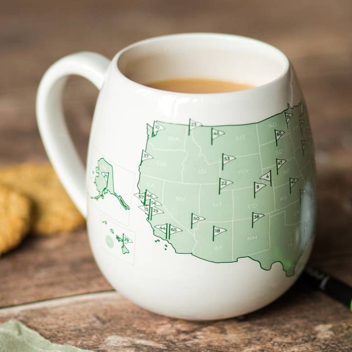 Golfer's Mug for wholesale by Trouvaille Global