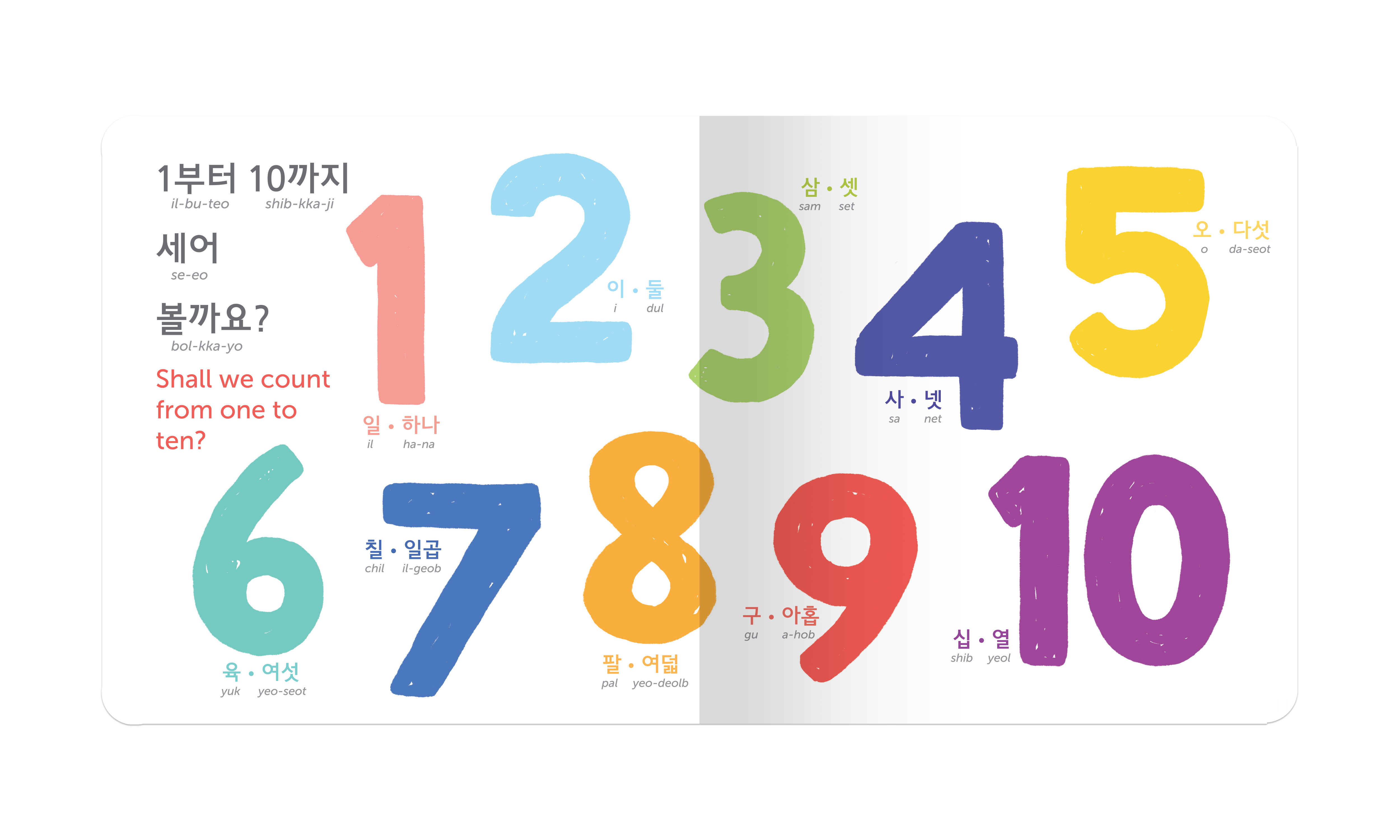 Tigerboom Creative - Wholesale Baby & Toddler Book (0-2) - Fun Numbers 재미있는 숫자 Board Book1
