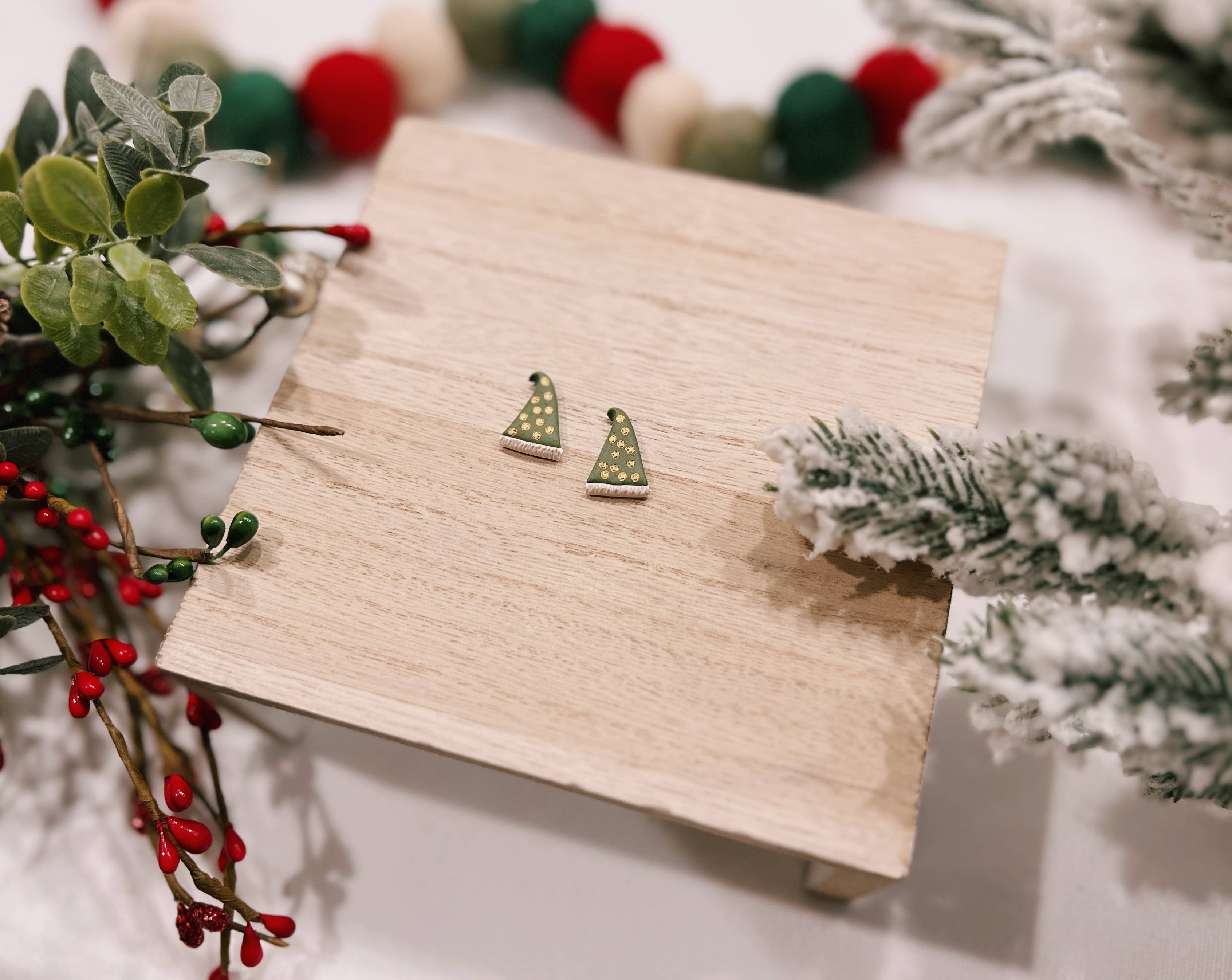 Clayfully Jules - Wholesale Stud/Post Earrings - Holiday Studs4