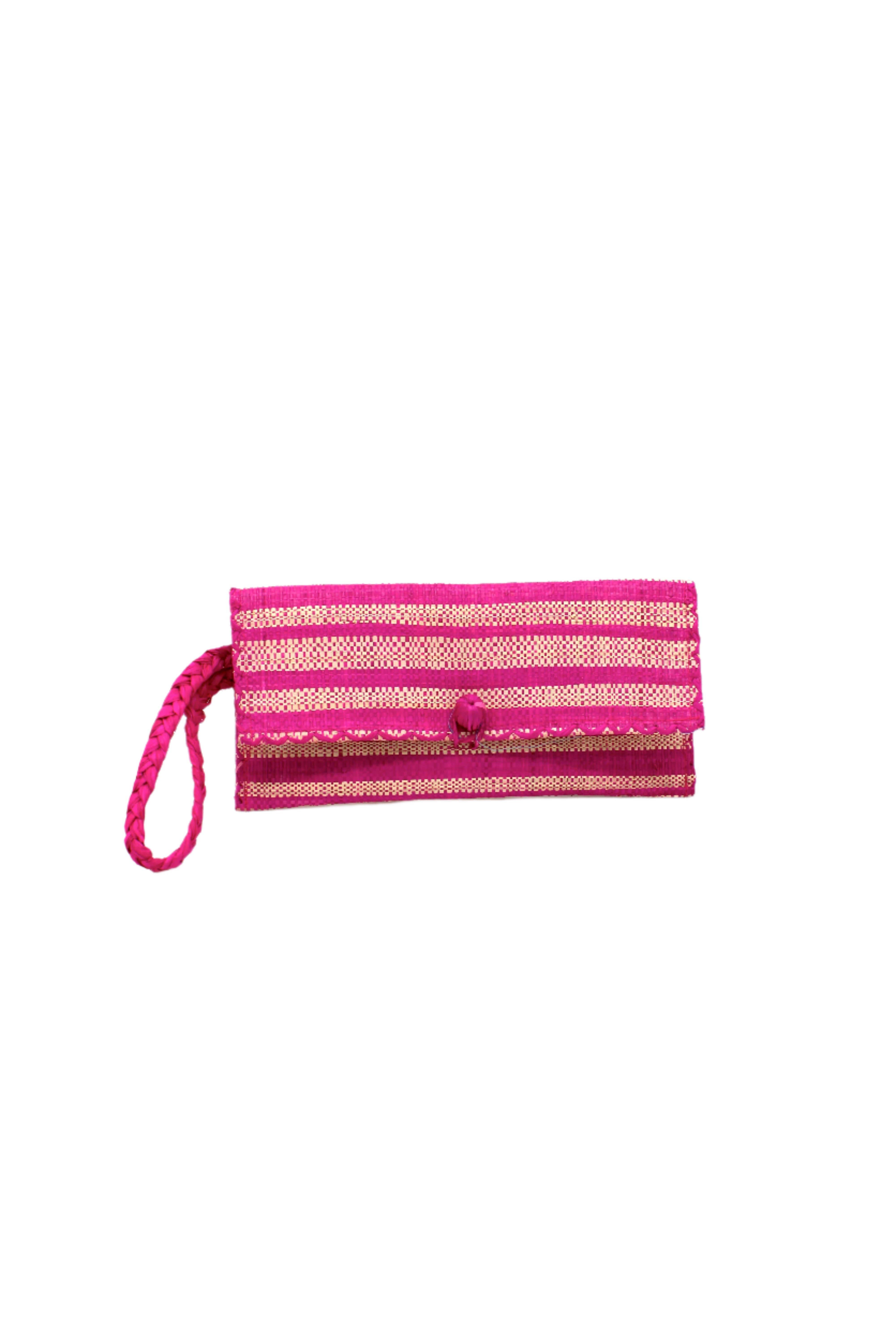Shebobo – wholesale Clutch bag – women's – ChiChi Straw Envelope Clutch Purse Wristlet Bag31