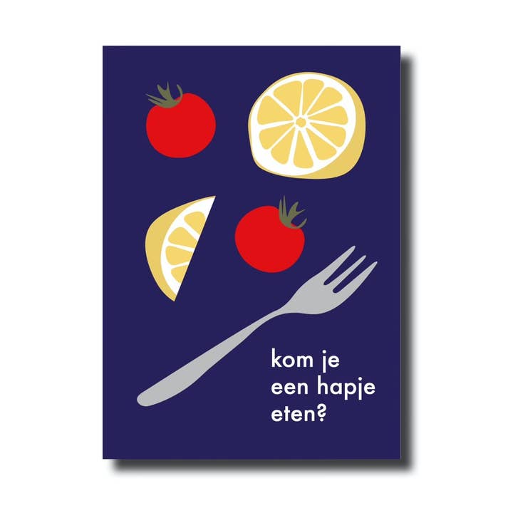 Vykort · Kommer du för att äta något? för wholesale av De Lange Tafel
