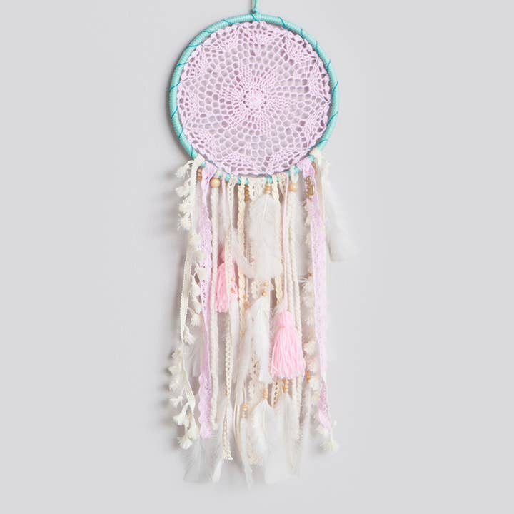 DREAMCATCHER MEDIUM MINT AND PINK 9.44In - 24Cm Medium Dream for wholesale by MANIK