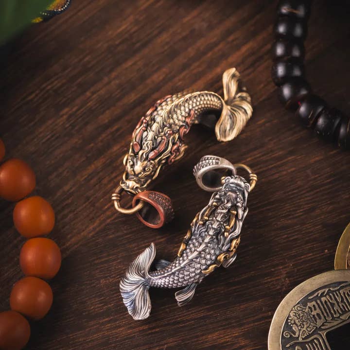 Coppertist.wu – wholesale Individual charm/pendant – Dragon Fish Pendant7