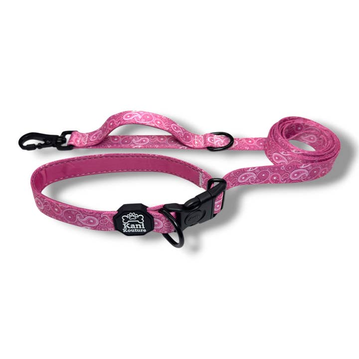 Pink Paisley - Hands Free Leash for wholesale by Kani Kouture