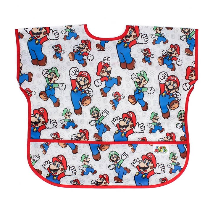 Junior Bib: Super Mario™ & Luigi for wholesale by Bumkins