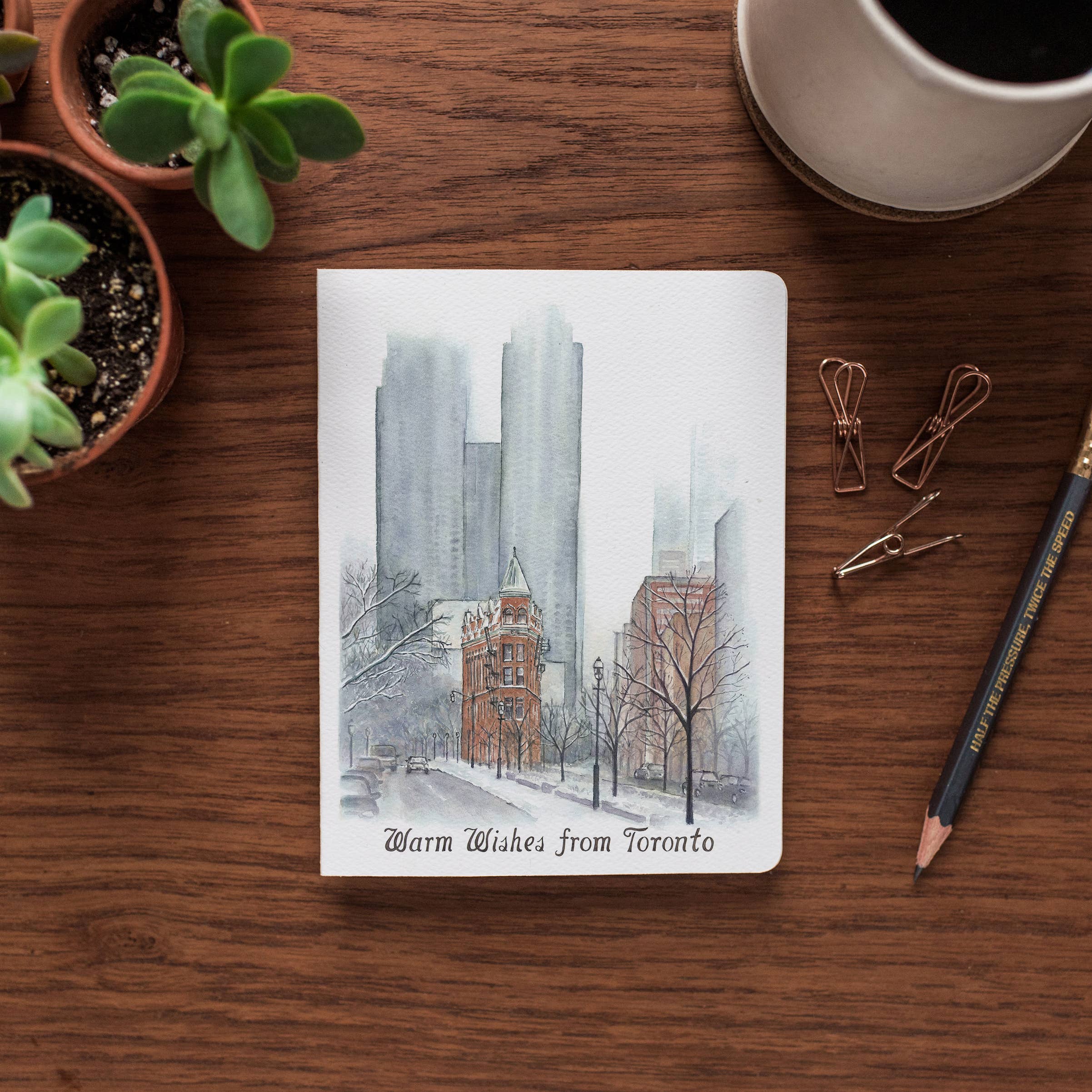 Gotamago - Wholesale Season's Greetings Card - Toronto Warm Wishes Card - Set of 61