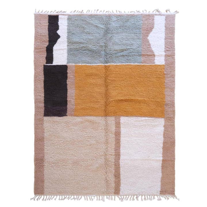 Elegante tappeto berbero in stile grafico in lana 255 x 355 cm per la vendita all'ingrosso da parte di AFK Living