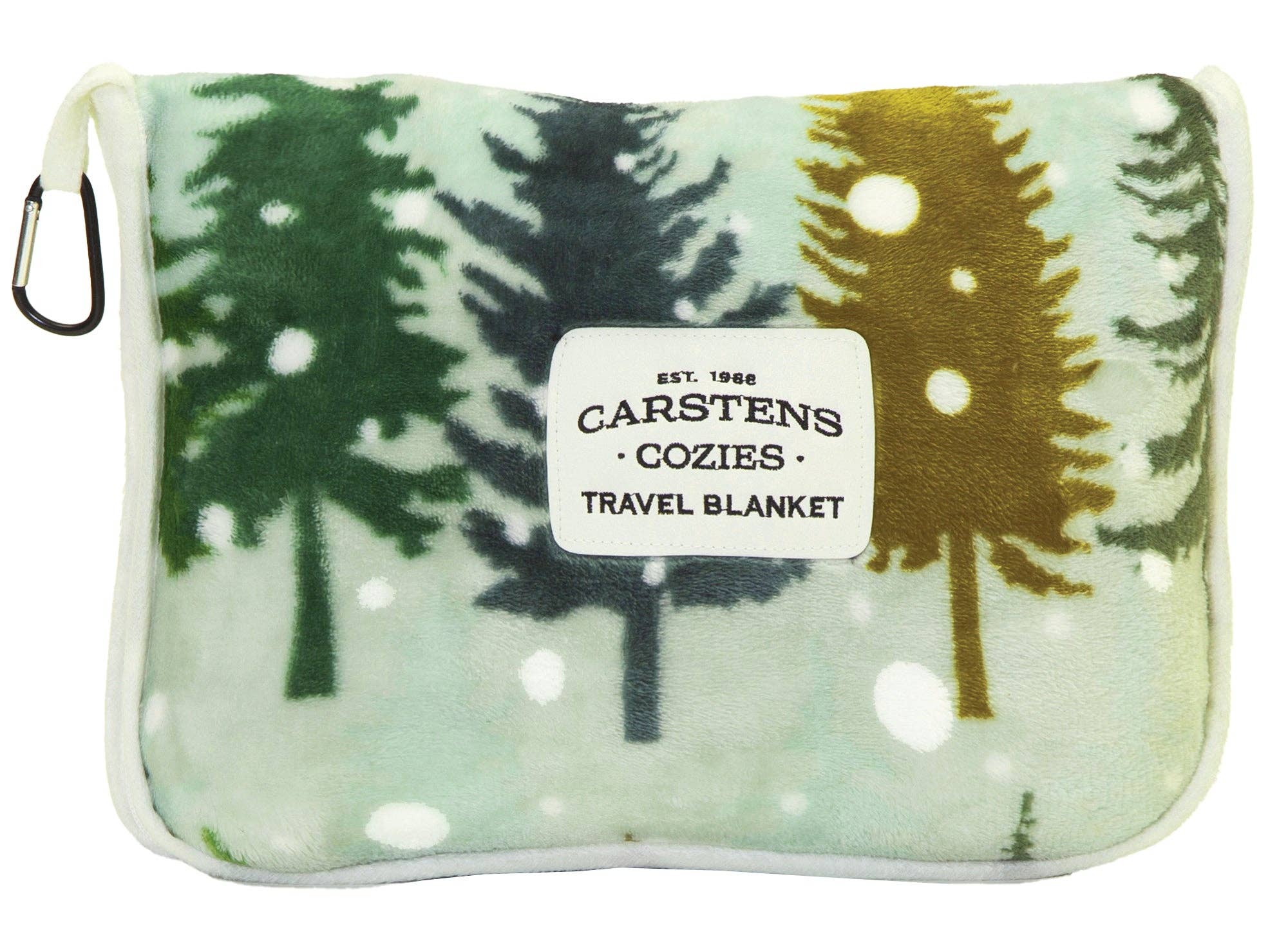 Carstens, Inc. - Wholesale Travel Blanket - Snowflake Forest Travel Blanket0