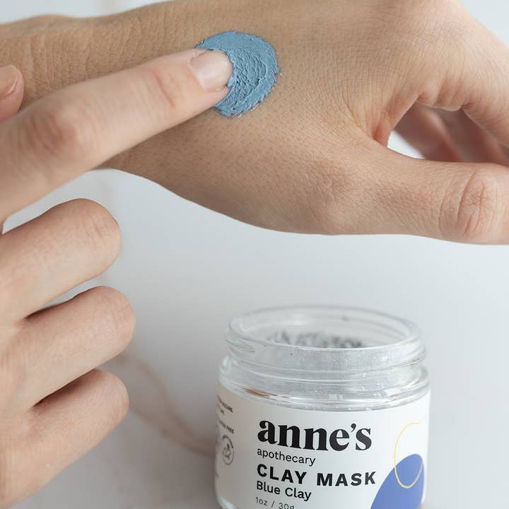 Anne's Apothecary – wholesale Skincare face mask – Clay Mask with Blue Clay3