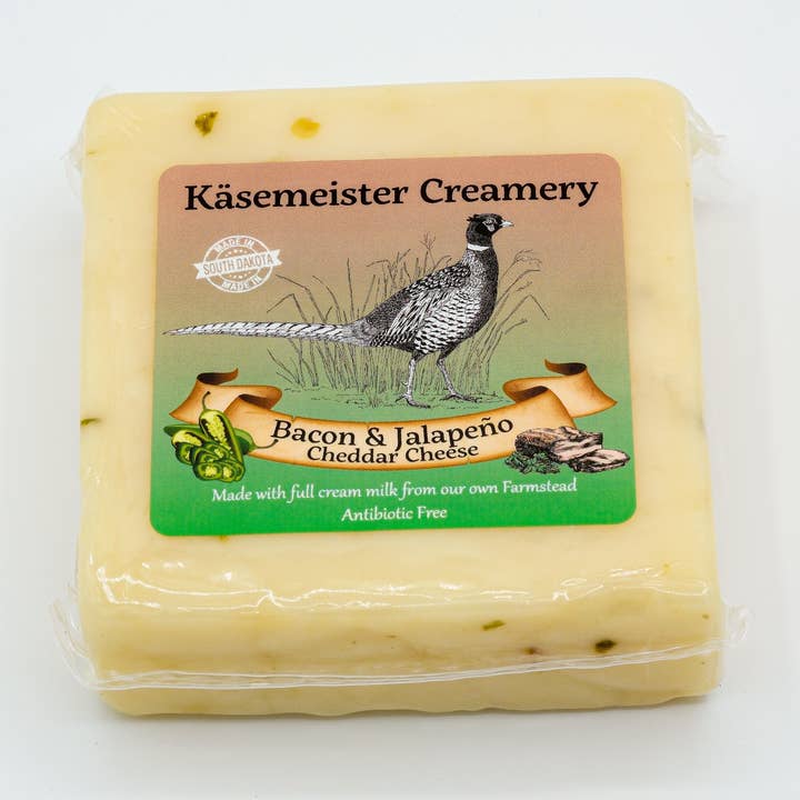 Bacon & Jalapeño Cheddar-Käse für den Großhandel von Kasemeister Creamery