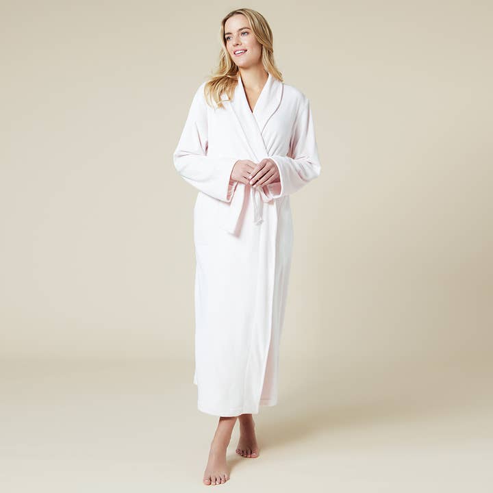 Softies - Wholesale Robe - Women's - Women's Timeless Serenity Wrap Robe with Set-In Waist