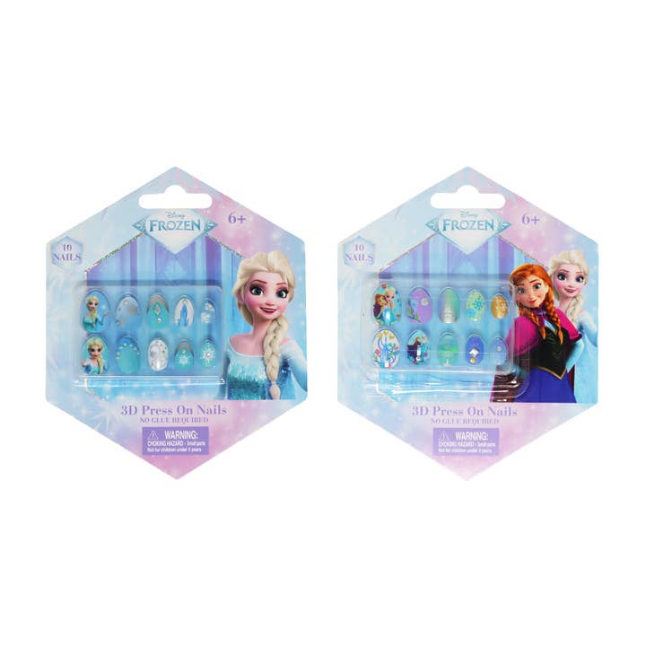 Pink Poppy - Wholesale Press-on/fake nails - Disney Frozen 3D Press On Nails - (Pack Size: 24)1