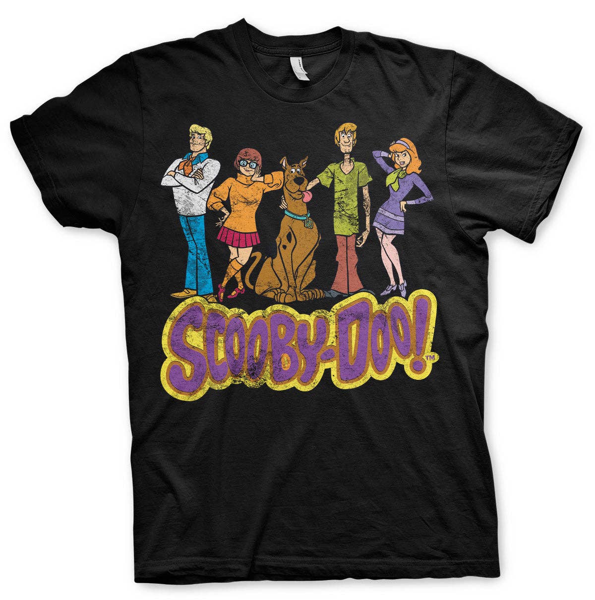 Hybris Production AB – Engroshandel T-shirt med print - Unisex – Team Scooby Doo Nødlidende T-Shirt0