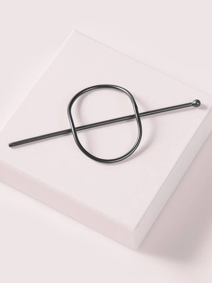 Fivela de Cabelo Hoop & Pin - Metalizado por atacado de The Hair Edit