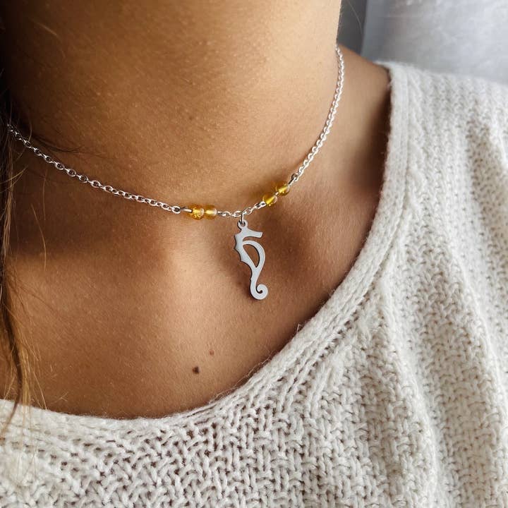 Seahorse Necklace for wholesale by MyMagicStones