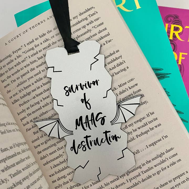 zoo&roo - Wholesale Bookmark - Survivor of Maas Destruction bookmark ACOTAR TOG CC9