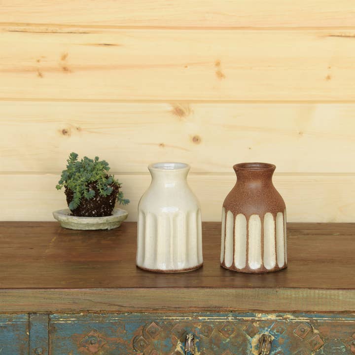 HomArt - Wholesale Vase - Caldwell Ceramic Vase - White