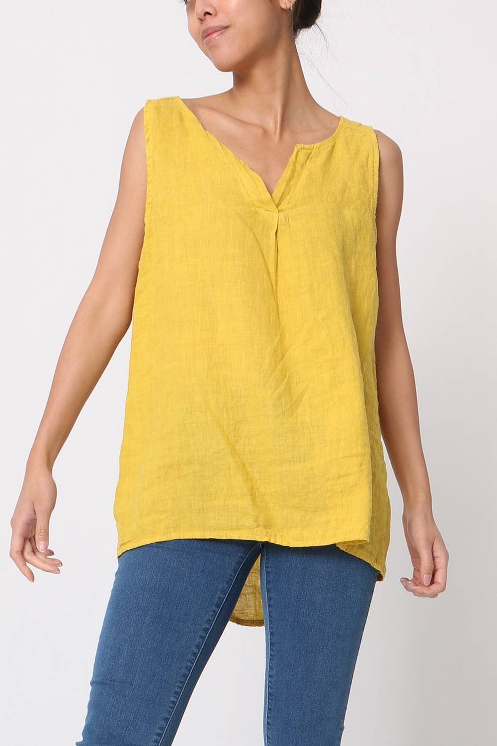 LÉA & LUC - Wholesale Tunic - Women's - 100% Linen Tank Top REF. 380090
