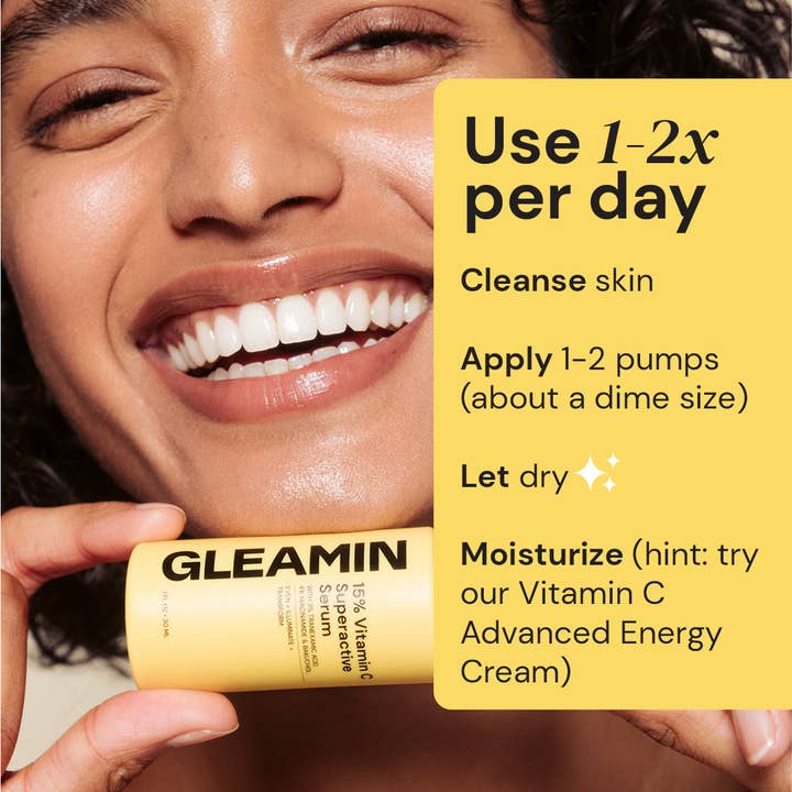 Gleamin - Wholesale Facial Serum/Concentrate - Gleamin - Superactive Brightening Serum4