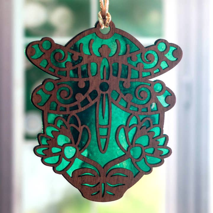 Attrape-soleil Libellule pour la vente par Dee Janssen GlassWorks