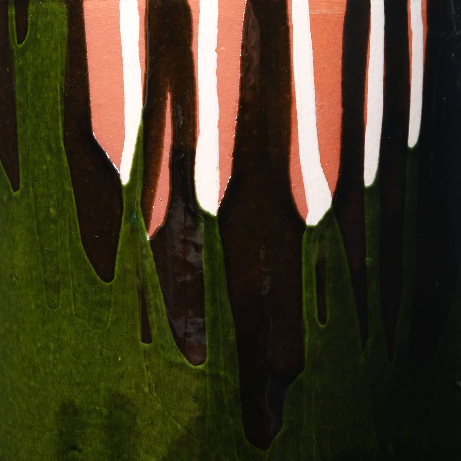 Casa Atlântica - Wholesale Plant Pot - Clay pot with white slip and green glaze10