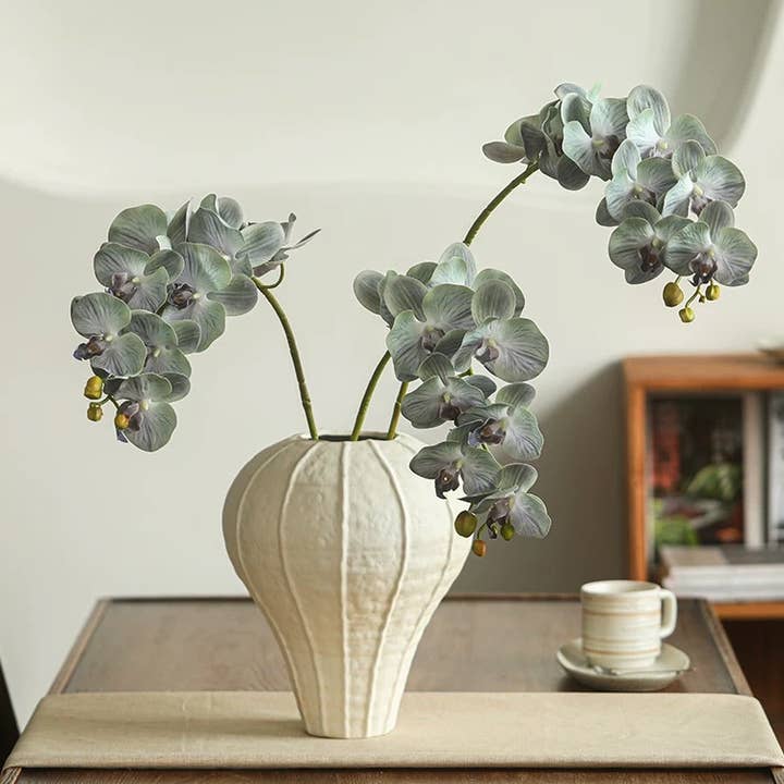 Rustic Reach - Wholesale Artificial Flowers - Real Touch Orchid Stem in Various Colors 35" Tall7