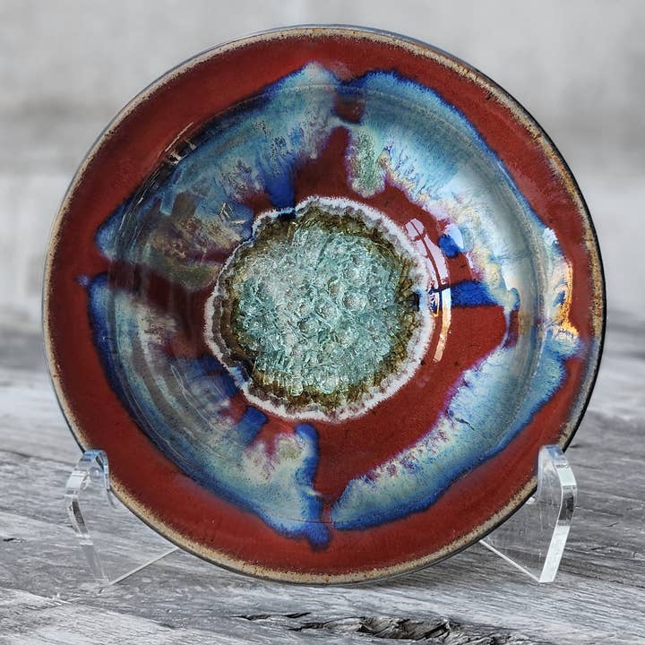 Dock 6 Pottery - Wholesale Decorative Plate/Dish/Bowl - READY TO SHIP - Flare Rim Bowl - Retired Glazes