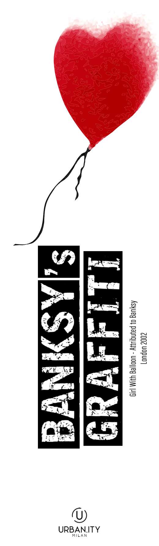 URBAN.ITY SRL – Marcador por atacado – Marcador Banksy “Soft-Touch - Menina com balão2