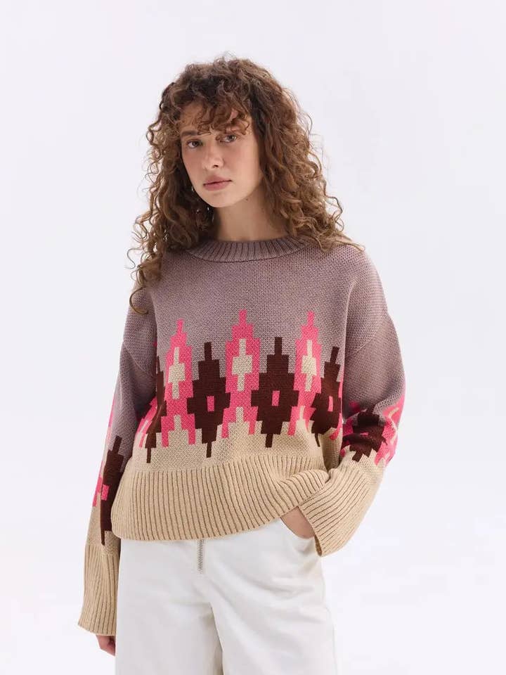 Women's Sweatshirt Jamper Alice Tea Tree for wholesale by Handmade Originals Ukraine