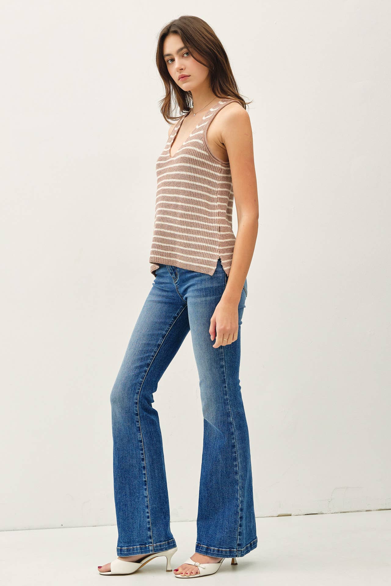 Be Cool - Wholesale Tank Top - Women's - STRIPED SWEATER TANK4