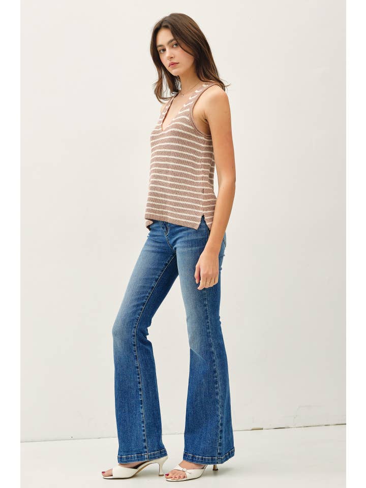 Be Cool - Wholesale Tank Top - Women's - STRIPED SWEATER TANK4