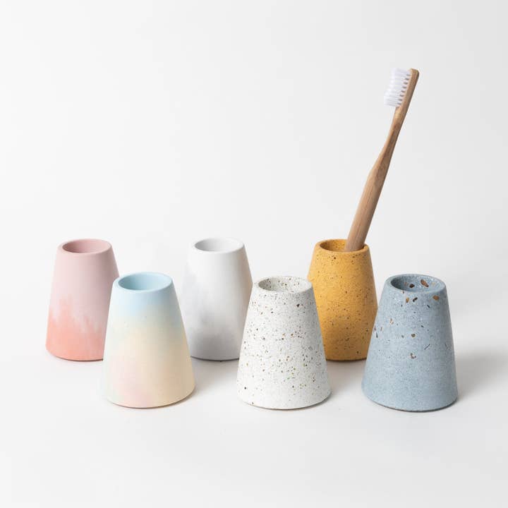 pretti.cool - Wholesale Toothbrush Holder - Toothbrush Holder | Marigold Terrazzo1