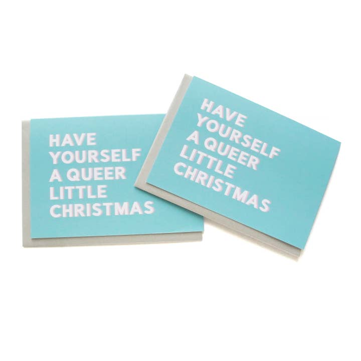 Cartes de Noël Queer Cartes de Fêtes Gay pour la vente par Word For Word Factory
