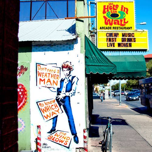 The Hole in the Wall Ceramic Coaster for wholesale by South Austin Gallery