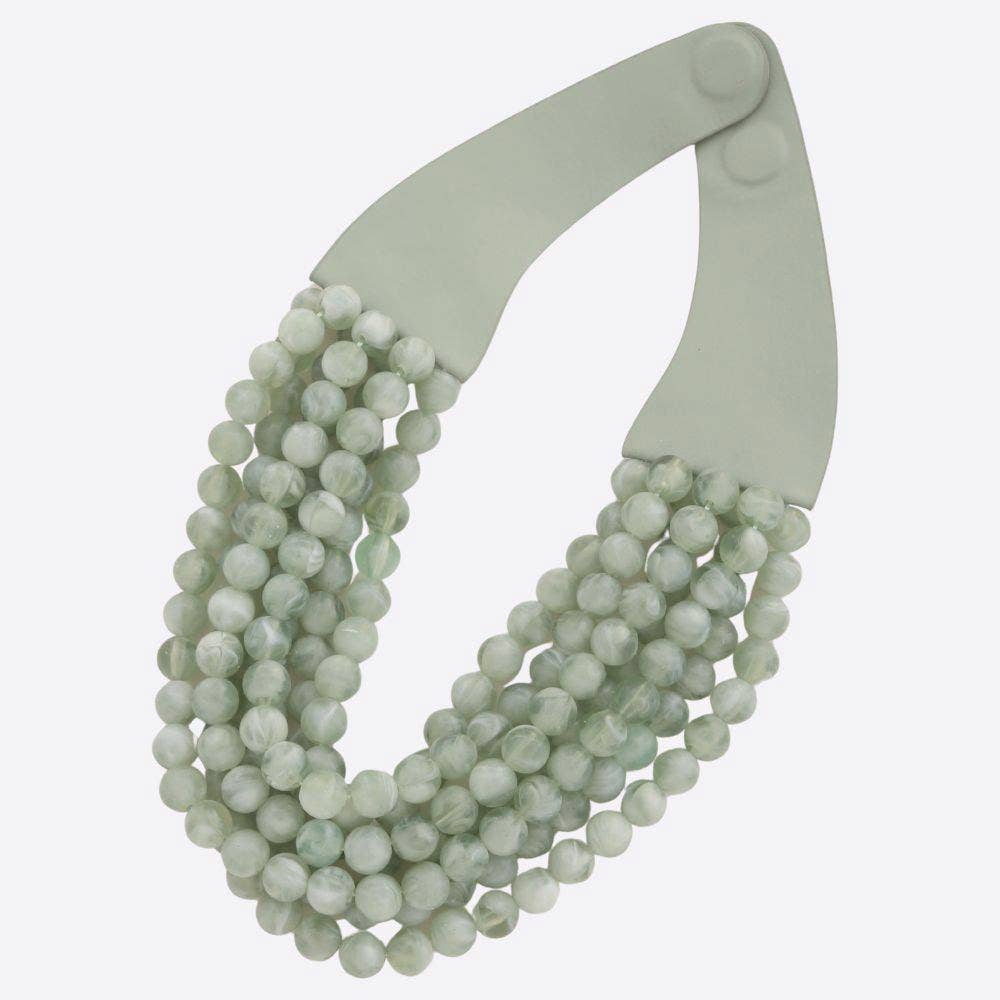 anbfashion - Wholesale Beaded/Pearl Necklace - *BEST* NEW BELLA CHUNKY BEADED LAYERED MAGNETIC NECKLACE 11