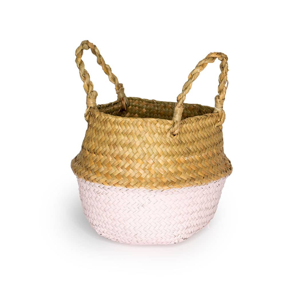 GreenWave - Wholesale Basket - Belly Basket Seagrass Handmade Storage Boho Decoration1