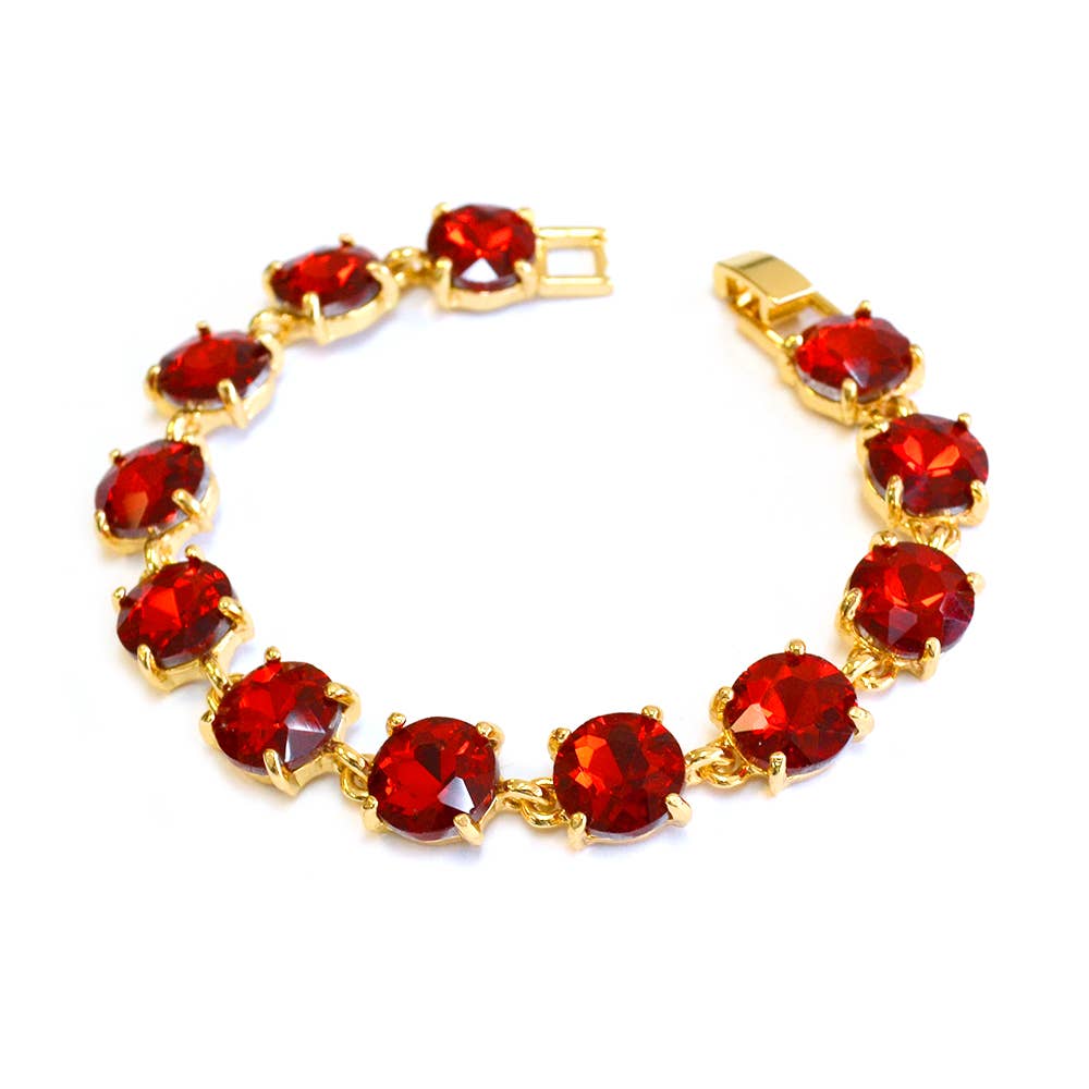 StarryNYC - Vente Bracelets maillon et chaîne - Bracelet rond en cristal taillé dans un coussin29