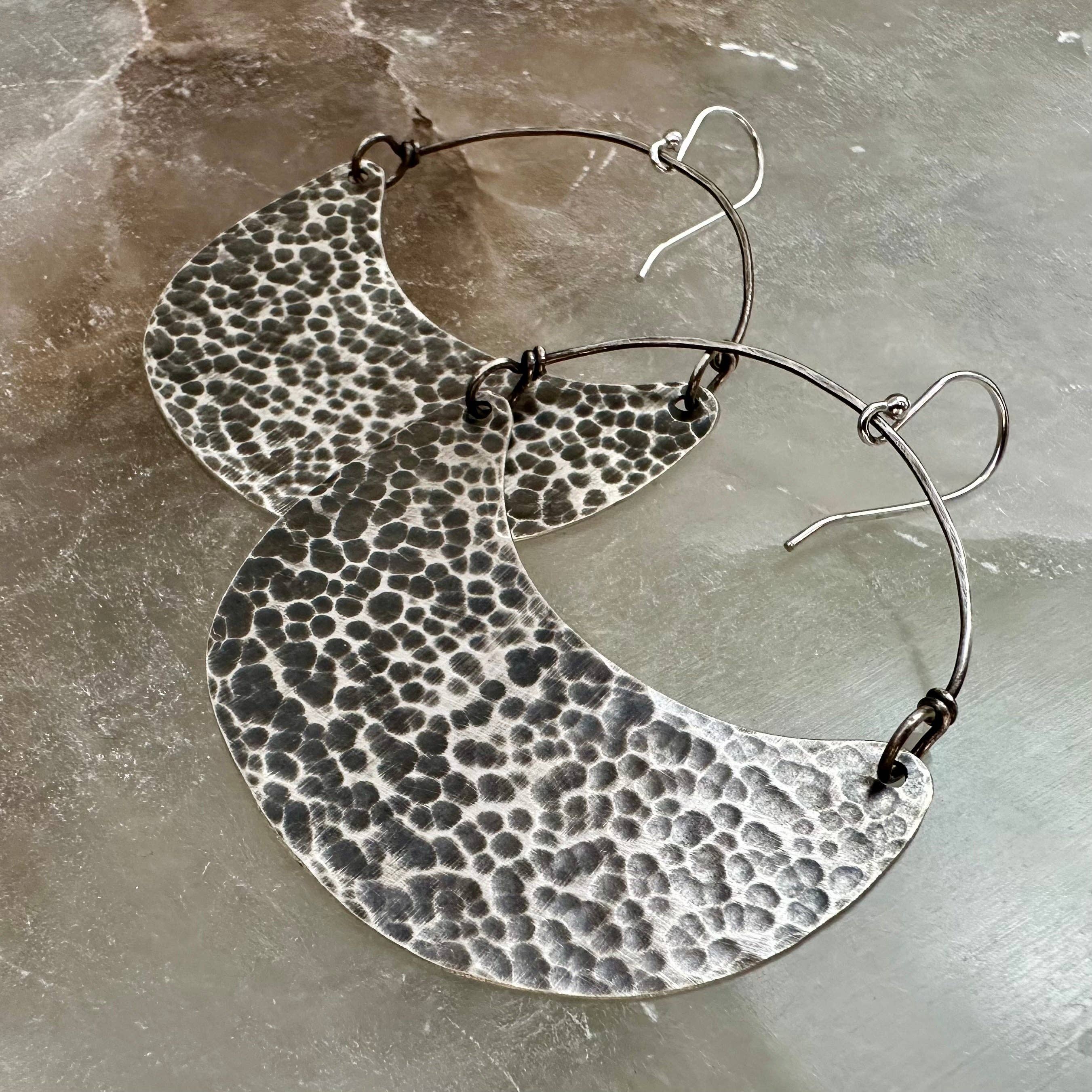 Jennifer Kahn Jewelry - Wholesale Dangle Earrings - Silver Crescent Earrings5