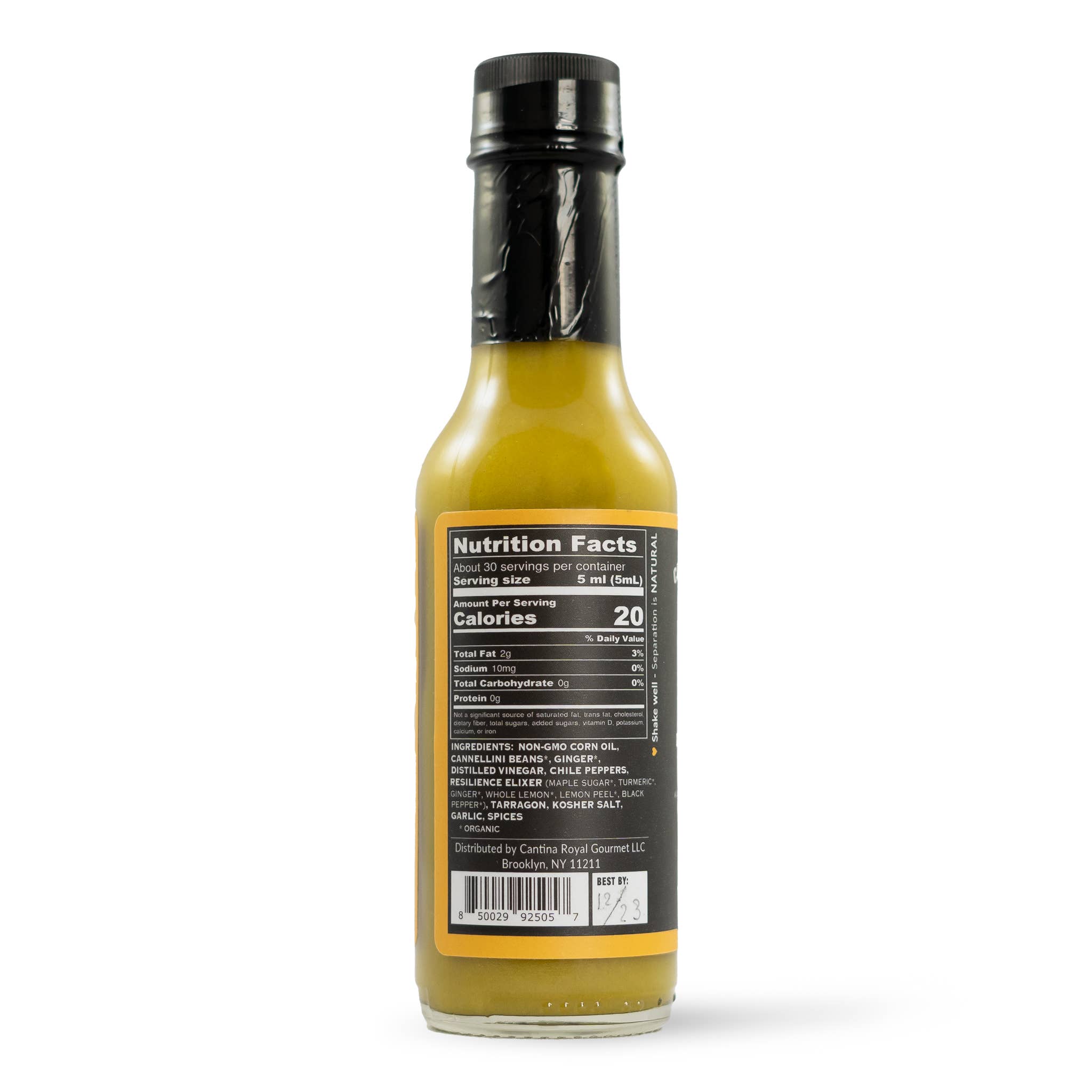 Cantina Royal Hot Sauce - Wholesale Hot Sauce - Resilience -  Turmeric, Tarragon, Habanero Hot Sauce3