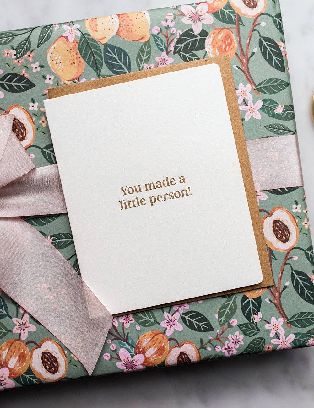 Bespoke Letterpress - Wholesale Baby card - You made a little person! Greeting Card4