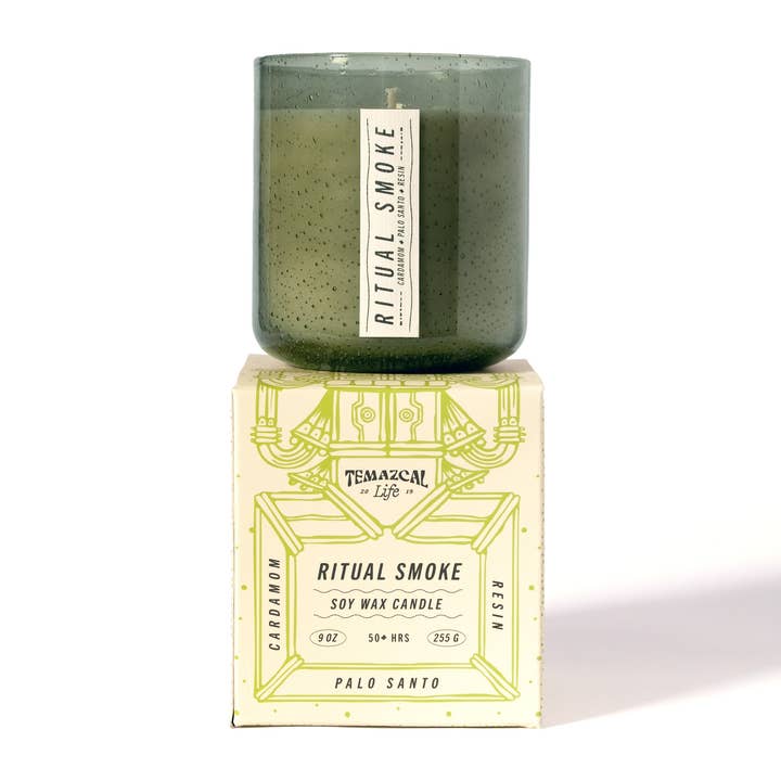 Temazcal Life® - Wholesale Jar/Filled Candle - Ritual Smoke Soy Candle Jar | Palo Santo Bergamot | 9 oz3