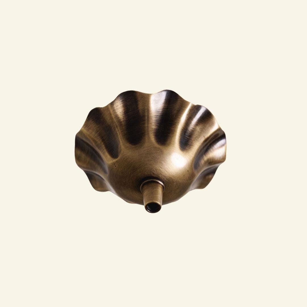 Hastshilp – wholesale Knob/pull – Wave Brass Ceiling Rose (Antique)3