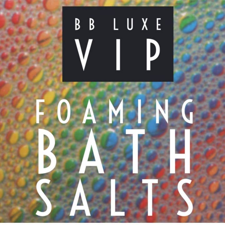 Custom Scented Foaming Bath Salts for wholesale by BB Luxe