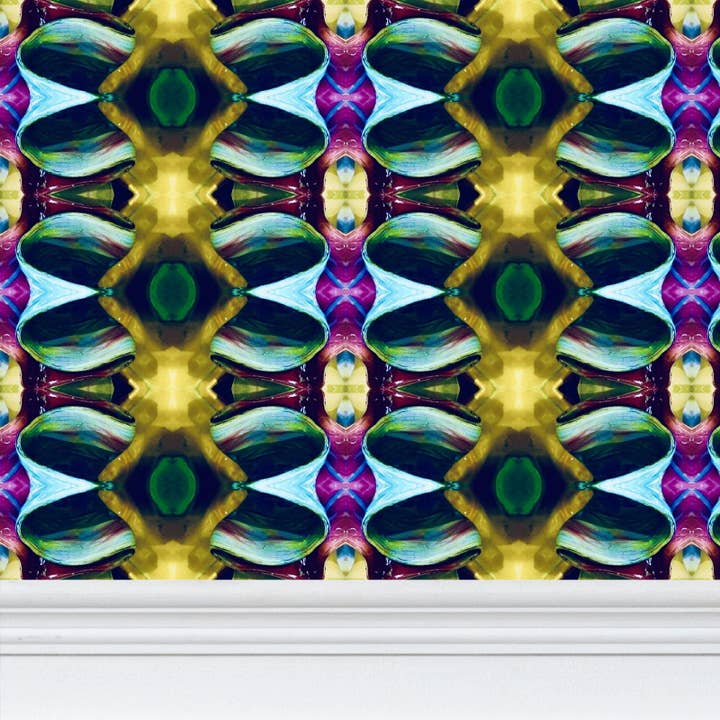 Magenta Love Wallpaper for wholesale by B.Maraffi Art and Home