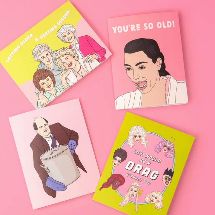 Party Mountain Paper co. - Wholesale Birthday Card - Kim So Old | Birthday Card